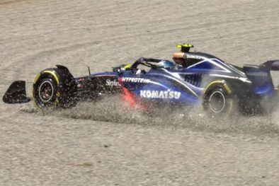 MDZol | Franco se salió en la última vuelta de la sesión. Foto: Captura Video