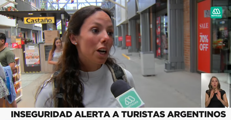 turista argentina chile