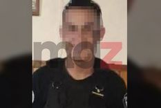 El policía que fue blanco de la denuncia de abuso sexual y terminó detenido en el Este provincial. (Se pixela el rostro para no comprometer la identidad de la víctima)