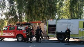 En el incendio trabajaron Bomberos Voluntarios de Godoy Cruz y del Cuartel Central. En el incendio trabajaron Bomberos Voluntarios de Godoy Cruz y del Cuartel Central.