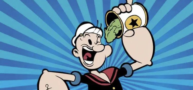 Usuarios le pidieron a la IA que recreara la imagen de Popeye Foto: Archivo