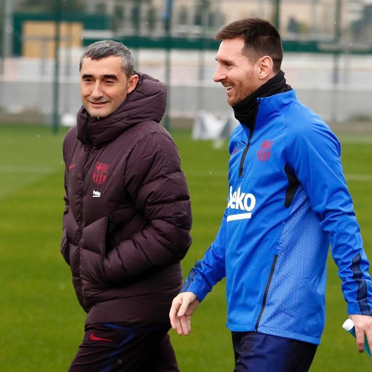 Valverde y Messi Instagram @leomessi Foto: Instagram @leomessi