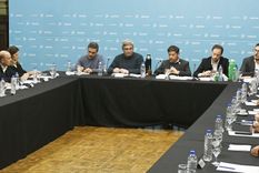 El gobernador de la provincia de Buenos Aires, Axel Kicillof, encabezó el encuentro de la Mesa Agroalimentaria de la provincia Foto: Prensa Gobierno de la Provincia de Buenos Aires