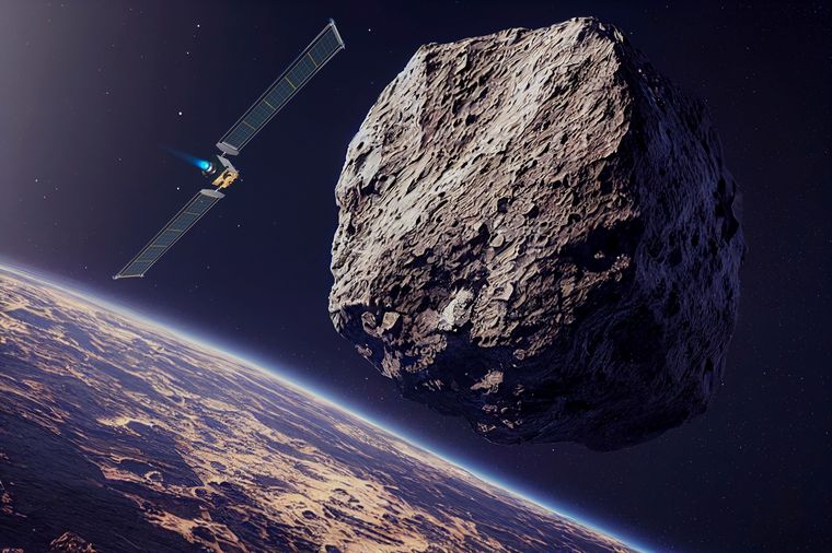 La misión Dart desvió la órbita de un asteroide. Foto: Shutterstock