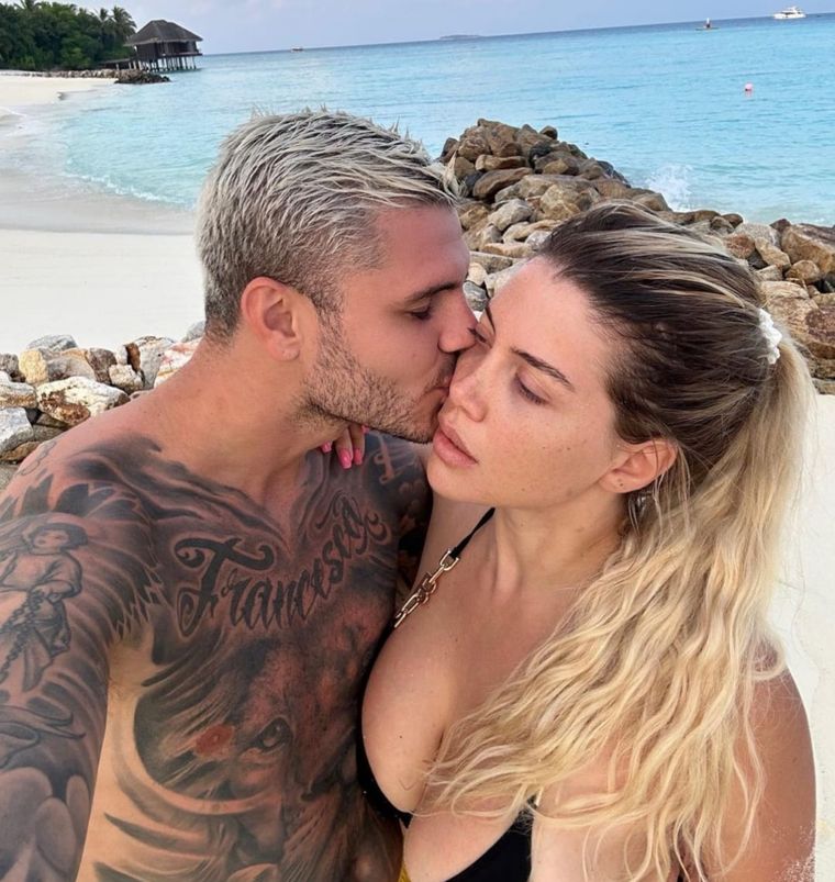 Wanda Nara y Mauro Icardi se encuentran sumamente enamorados. Foto: Instagram @mauroicardi.