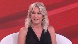 La comunicadora se emocionó. La comunicadora se emocionó.