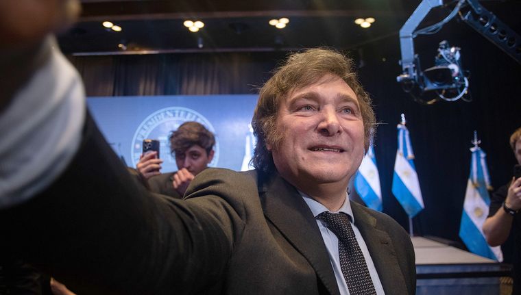 El sorteo de la dieta libertaria Foto: Télam