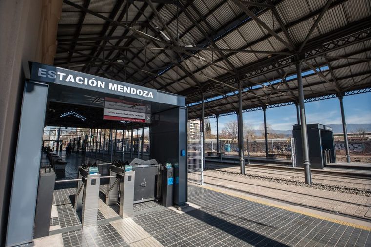 Obras en la Estación Mendoza del Metrotranvía.&nbsp;