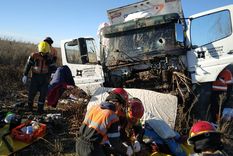 Así fue rescatado el camionero Así fue rescatado el camionero