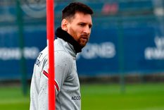 Messi volvió a entrenarse con el PSG.