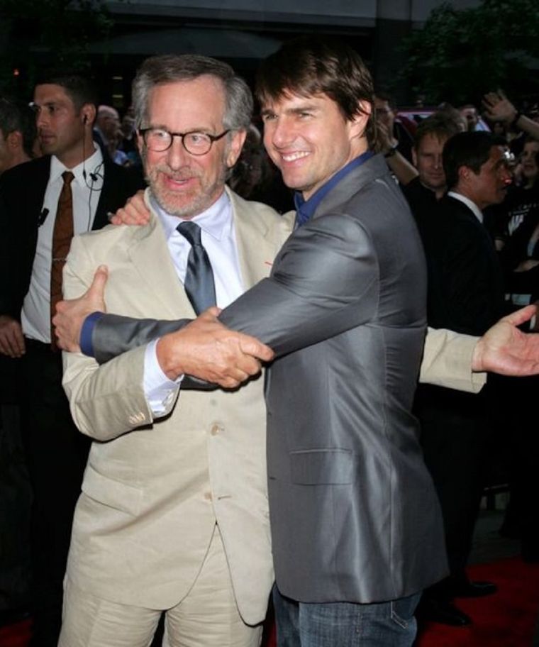La filosa relación entre Tom Cruise y Steven Spielberg Tom Cruise y Steven Spielberg Foto: Pinterest