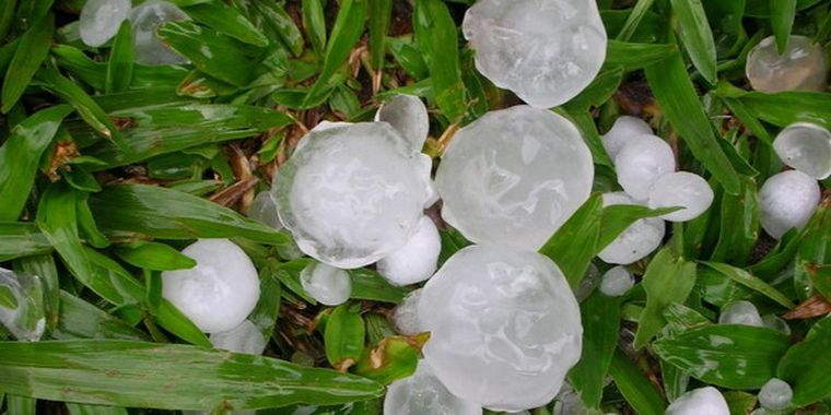 Hubo algo de granizo en San Carlos, pero sin consecuencias mayores. Foto: Archivo