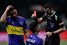 Rojo se lamentó por su expulsión en la clasificación de Boca a la final de la Libertadores Foto: EFE Rojo se lamentó por su expulsión en la clasificación de Boca a la final de la Libertadores Foto: EFE