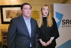 Omar Parisi y Anabel Fernández Sagasti Foto: PJ