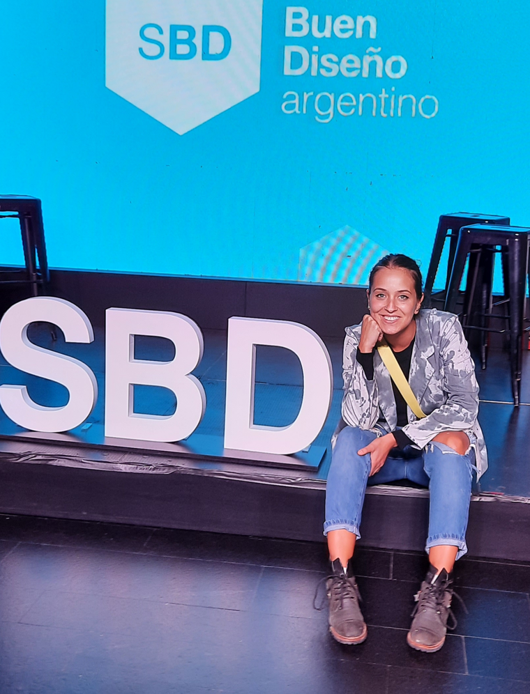 Sofía García, alma mater de CHamama, la firma mendocina reconocida con el Sello del Buen Diseño