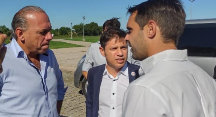 Sergio Berni empezó a cuestionar en vivo las declaraciones que estaba haciendo Manuel Passaglia, intendente de San Nicolás. Axel Kicillof decidió no quedarse atrás y participar.