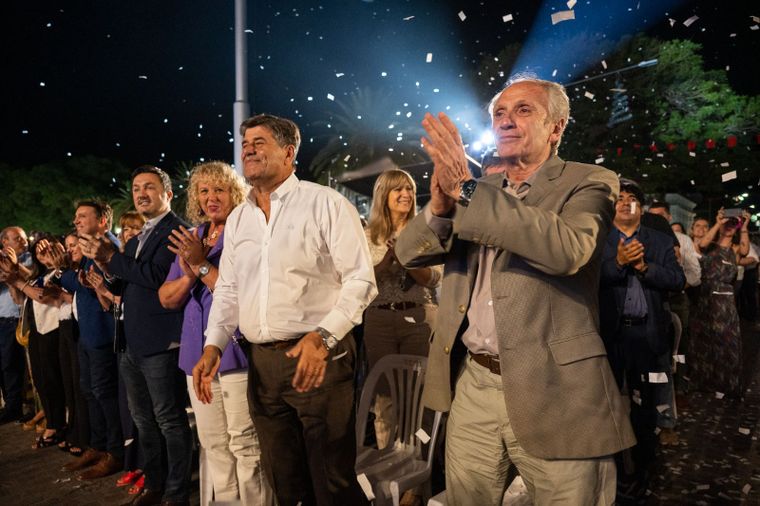 Rufeil junto a Petri, Abed y García Zalazar. Rufeil junto a Petri, Abed y García Zalazar.