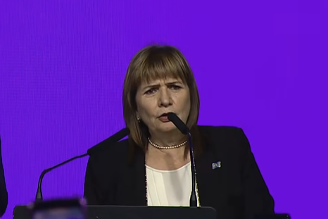 Patricia Bullrich apuntó contra Claudio Tapia. Patricia Bullrich apuntó contra Claudio Tapia.