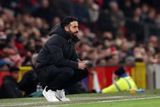 Ruben Amorim explicó los motivos por el cual el Manchester United no fichó al Dibu Martínez. Foto: EFE Ruben Amorim explicó los motivos por el cual el Manchester United no fichó al Dibu Martínez. Foto: EFE