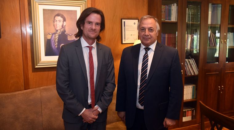 Gonzalo Nazar junto al procurador Alejandro Gullé. Foto: ALF PONCE MERCADO / MDZ