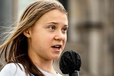 Greta Thunberg denuncia a Israel por sus bombardeos. Foto: Efe.