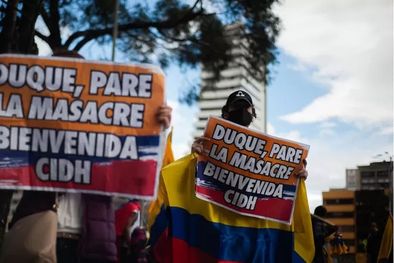 MDZol | Colombia encabeza el ranking de los cinco países latinoamericanos más peligrosos para los activistas de DDHH, según los datos de la CIDH. Foto: GETTY IMAGES
