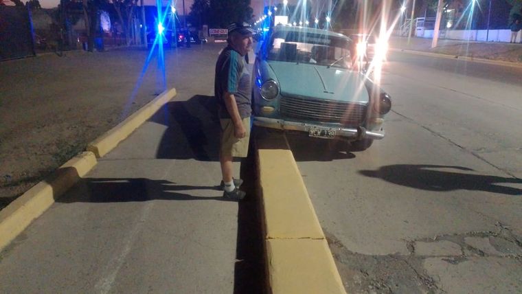 El lugar del accidente. Foto: gentileza