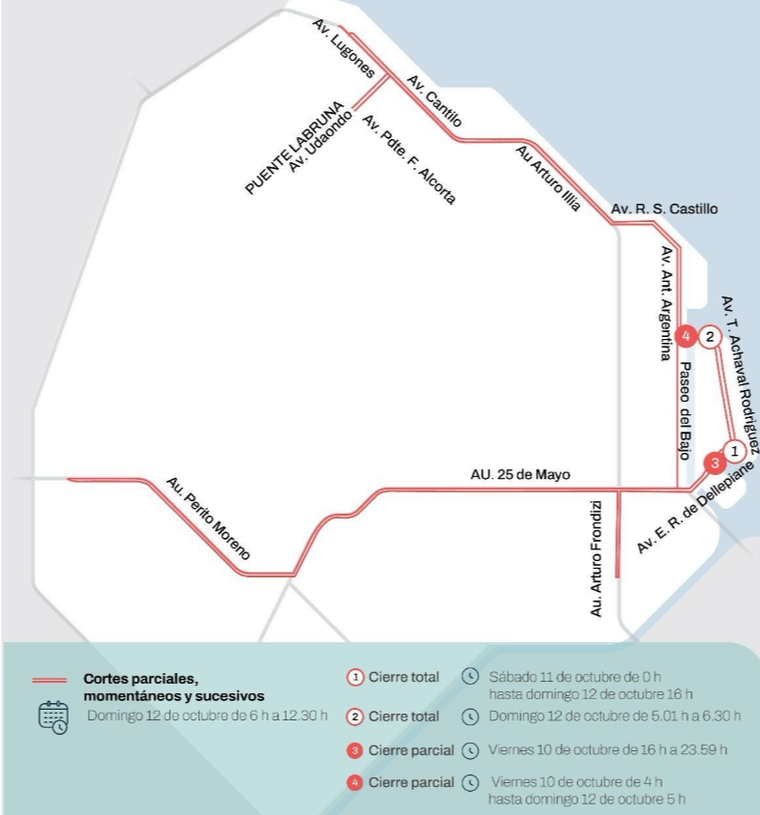 El circuito de la carrera de este año. El circuito de la carrera de este año.
