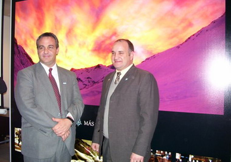 Luis Böhm, secretario de Turismo, durante la presentación oficial.