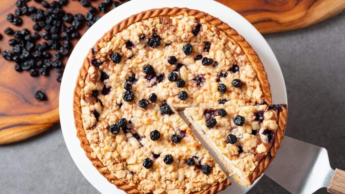 Tarta de arándanos y ricota: la receta ideal para tu merienda