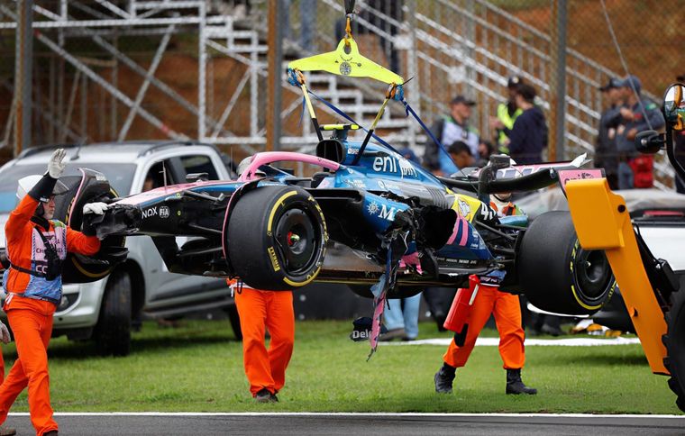 Colapinto lamentó el abandono en la Sprint de Brasil.