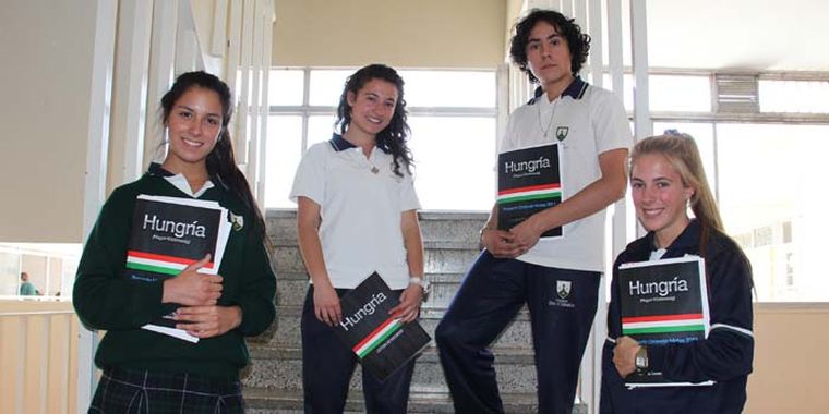 Sofía Acosta, Ximena González, Juan Sebastián Lewin y Juliana Prieto Foto: Maggie Ojcius/ Mediamza.com