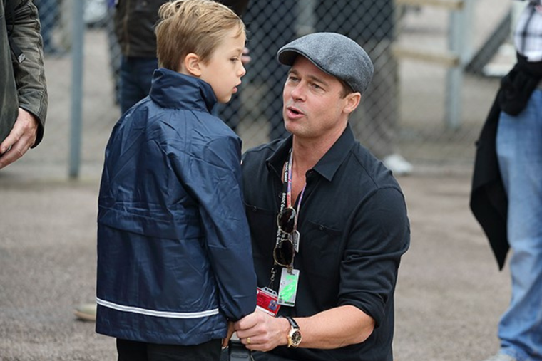 KNOX JOLIE-PITT ES IGUAL A SU PAPÁ. APARECIÓ UNA FOTO DEL MENOR DE LOS HIJOS DE ANGELINA Y BRAD.