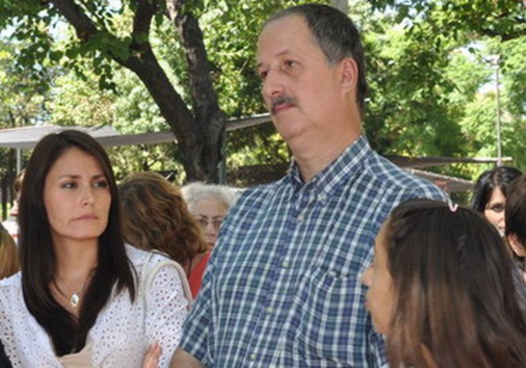 El candidato peronista con la directora de DD.HH Foto: Gerardo Gómez / MDZ