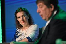 Ante los industriales Diana Mondino explicó cómo se irán quitando trabas y regulaciones para que potenciar la actividad económica e impulsar las exportaciones. Foto: Télam