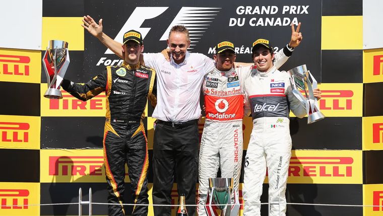 Romain Grosjean y Sergio Pérez destacaron por sus estrategias para conseguir podios en Montreal en 2012. Romain Grosjean y Sergio Pérez destacaron por sus estrategias para conseguir podios en Montreal en 2012.