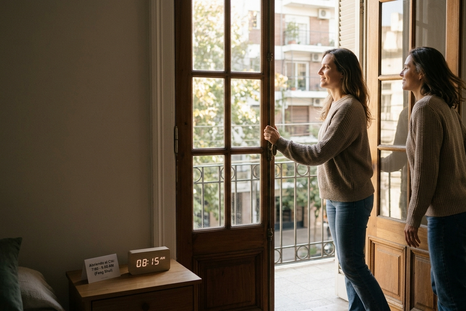 Abrir las ventanas es importante. Fuente: IA Gemini. Abrir las ventanas es importante. Fuente: IA Gemini.