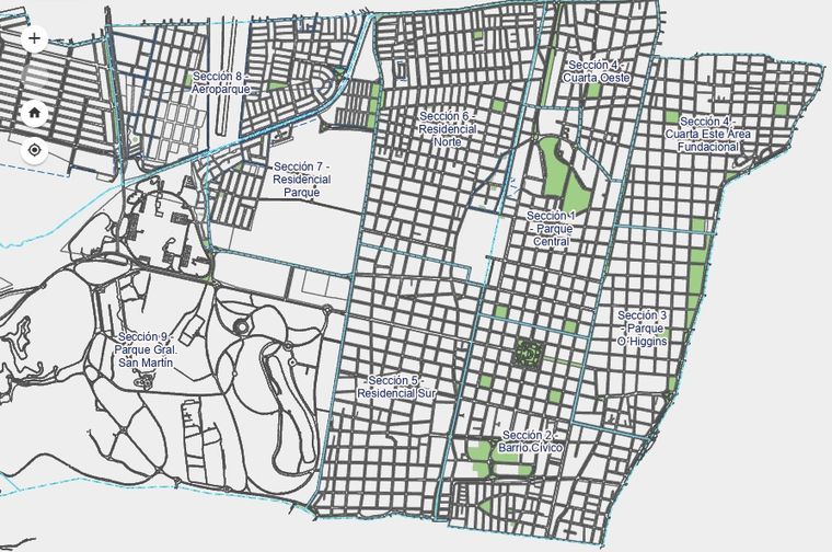 La actualización del mapa digital urbano incorpora los lineamientos del nuevo Código Urbano y de Edificación de la Ciudad de Mendoza. La actualización del mapa digital urbano incorpora los lineamientos del nuevo Código Urbano y de Edificación de la Ciudad de Mendoza.