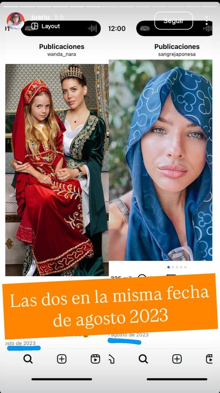 Un paralelismo que genera más dudas que certezas. Créditos: Instagram / @juairu Un paralelismo que genera más dudas que certezas. Créditos: Instagram / @juairu