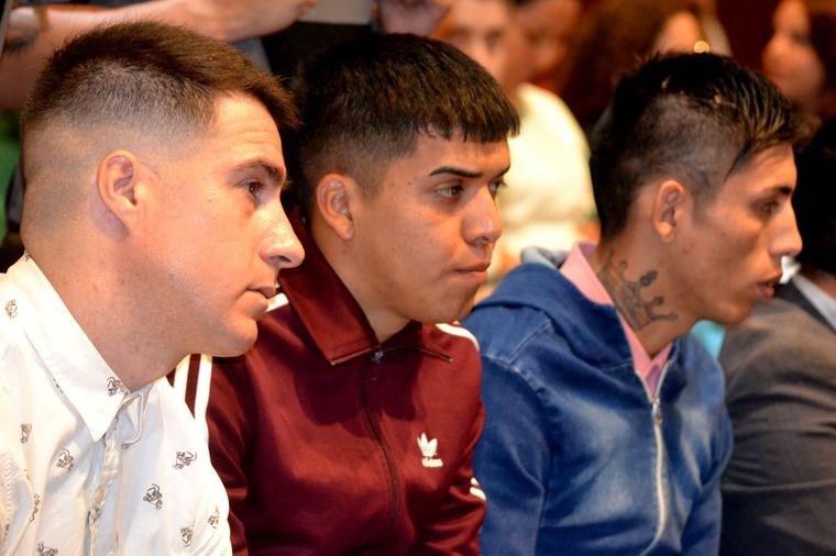 Los tres acusados que tiene el asesinato de Luciano Gómez. Los tres acusados que tiene el asesinato de Luciano Gómez.