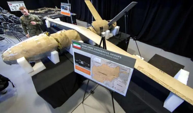 Los drones kamikazes iraníes son muy usados por los rusos. Foto: Efe.