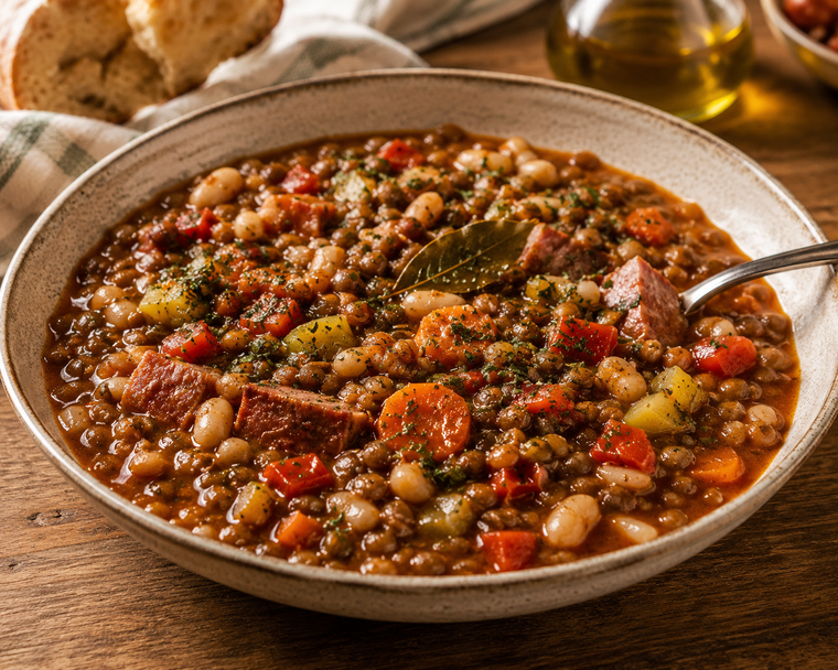 Cómo hacer guiso de legumbres, receta completa