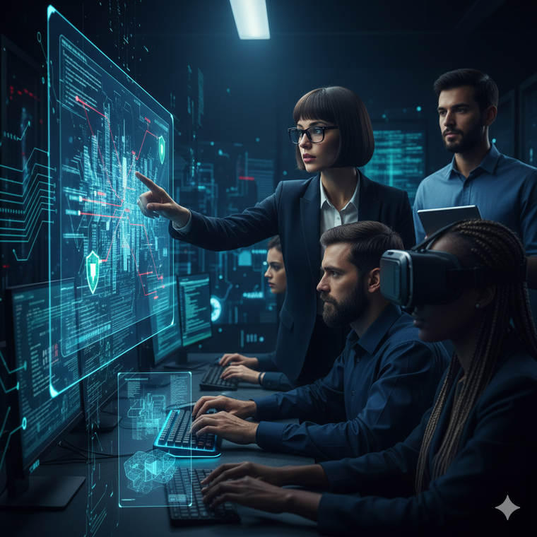 La carrera del futuro en medio del boom de la Inteligencia Artificial. Fuente. IA Gemini. La carrera del futuro en medio del boom de la Inteligencia Artificial. Fuente. IA Gemini.