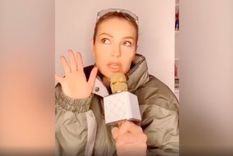 Una captura dl acting de Thalía.