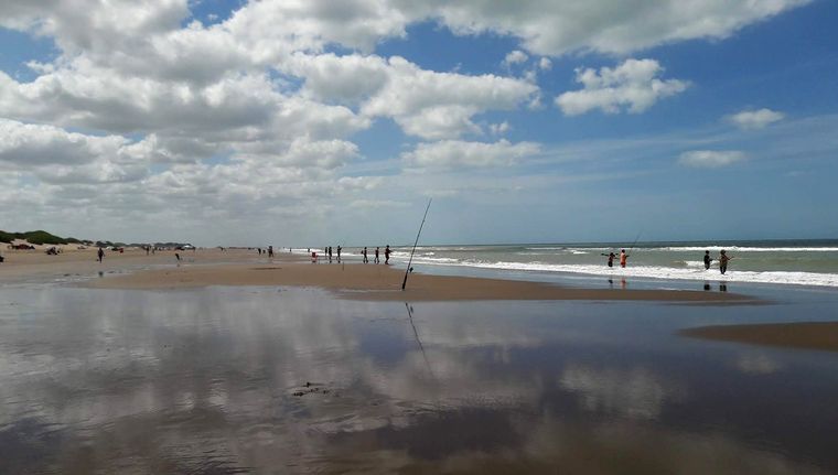 Esta playa es una de las joyas de la Costa Atlántica Foto: Walter Moreno/Mdz