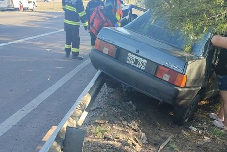 Una fuerte colisión se produjo en Acceso Sur y Aráoz en la jornada del sábado Foto: Ministerio de Seguridad de Mendoza