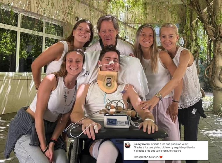 El posteo de Juan Cruz Yacopini, rodeado de afectos en Buenos Aires. El posteo de Juan Cruz Yacopini, rodeado de afectos en Buenos Aires.