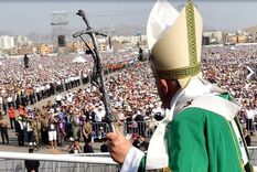 El papa estuvo en Perú a comienzos de 2018. Foto: Efe.