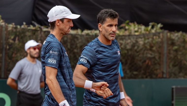 La dupla argentina tendrá un complicado desafío en París. Foto: @AATenis