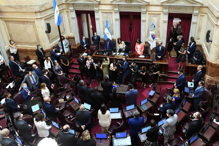 Foto: Twitter Senado Argentina